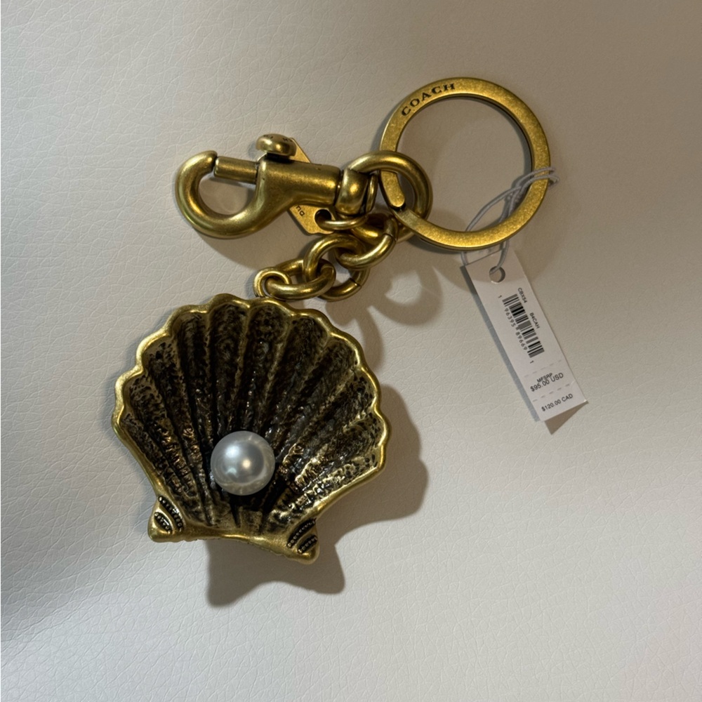 Coach Coachtopia Shell Bag Charm FOB keychain NWT
